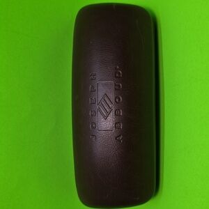 Joseph Abboud Brown Clamshell Eyeglasses Case (Case Only)